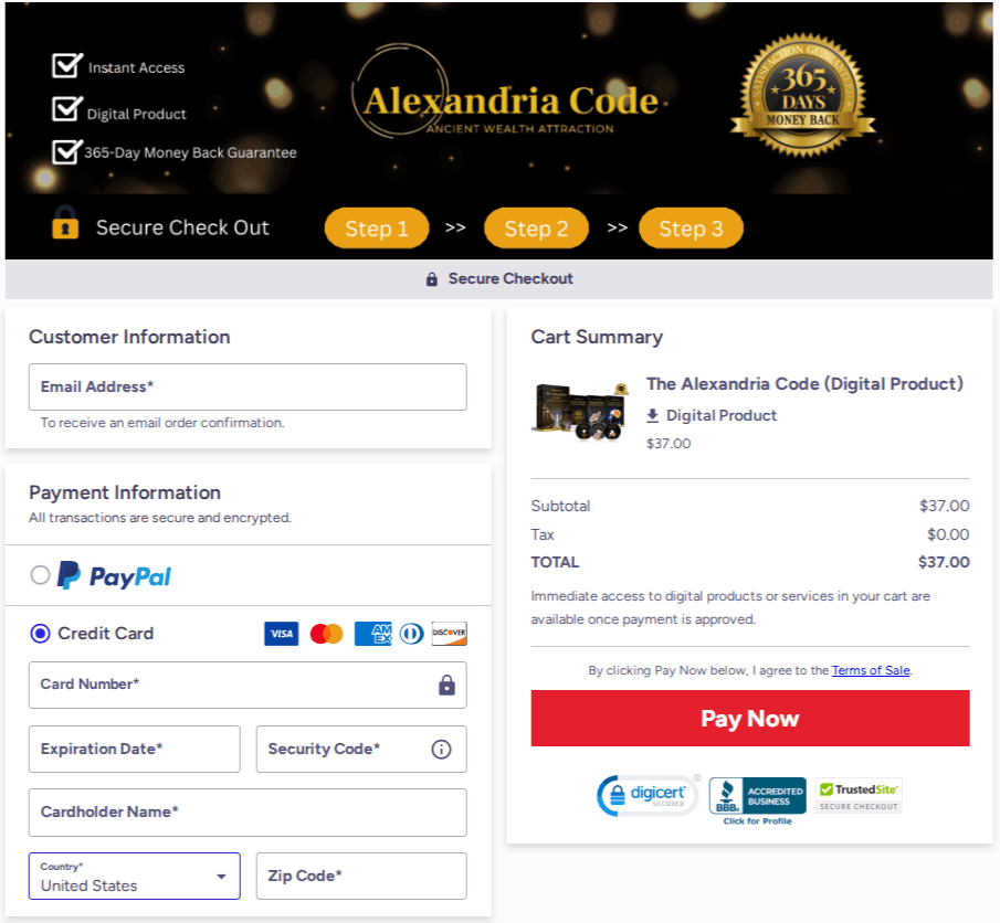 The Alexandria Code Checkout